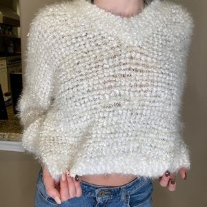 Main Strip White Sweater